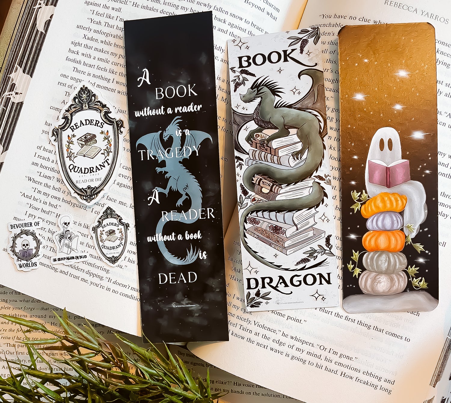 STICKERS AND BOOKMARKS