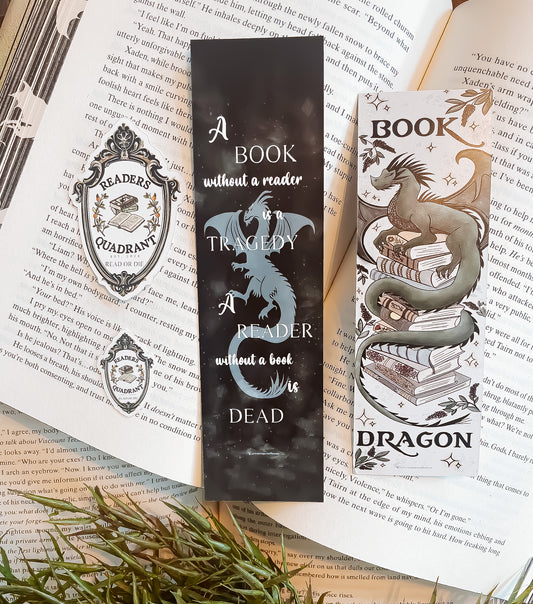 READERS QUADRANT BOOKMARK AND STICKER BUNDLE *deluxe pack*